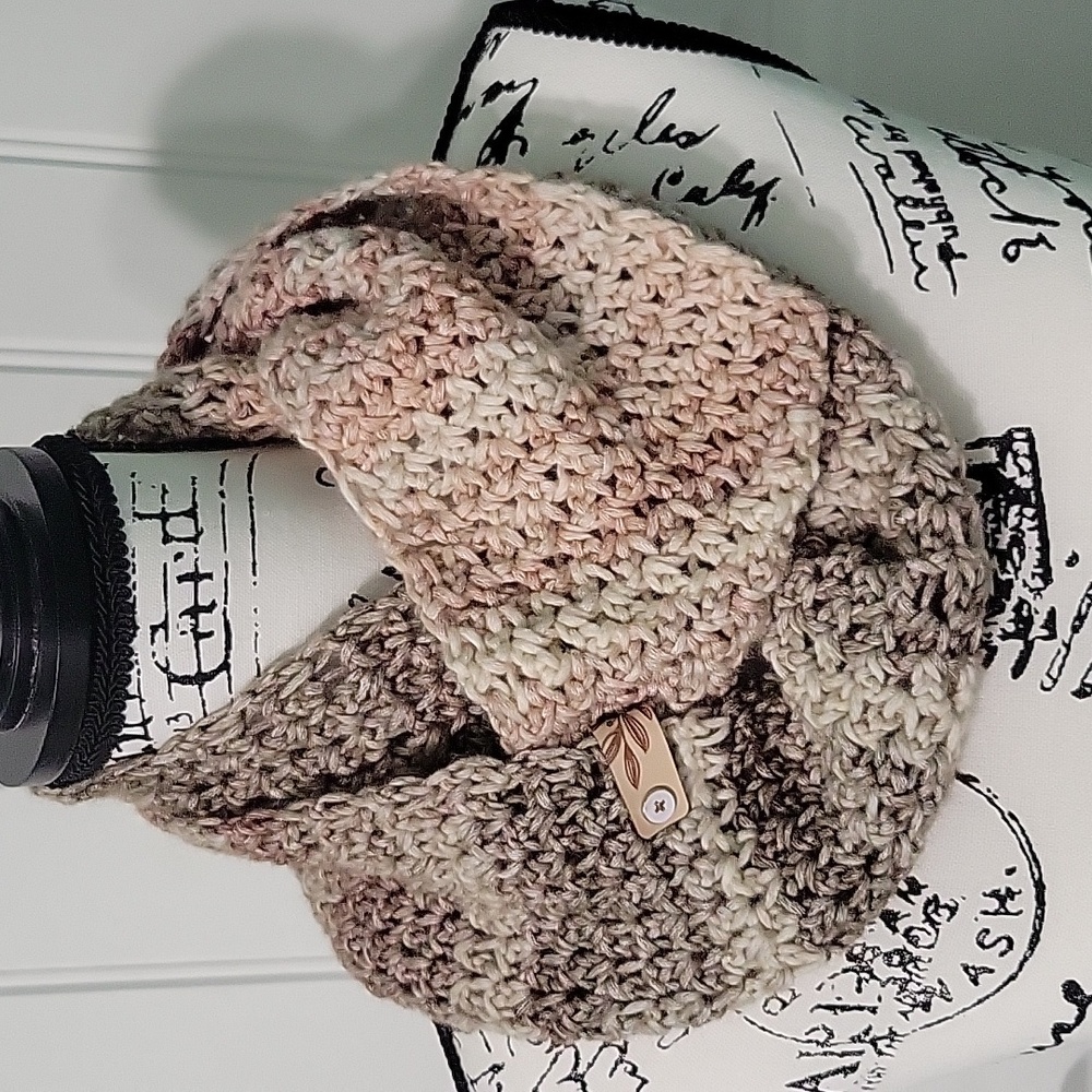 Fall Winter Scarf Neck Wrap Neutral Colors